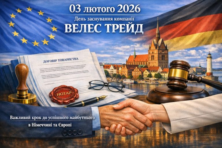 3 лютого 2026 року — офіційний день заснування компанії Велес Трейд